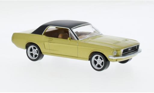 Ford Mustang 1/43 Norev gold/schwarz 1968 1:43 modellautos