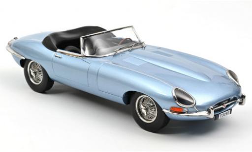 Jaguar E-Type 1/12 Norev Roadster mettalic blau 1962 modellautos