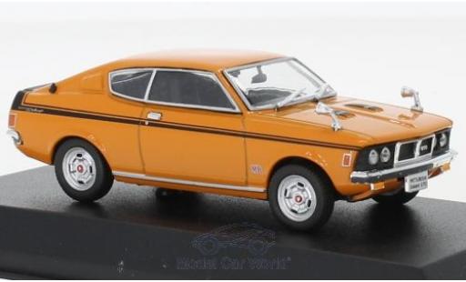 Mitsubishi Galant 1/43 Norev GTO orange RHD 1970 modellautos