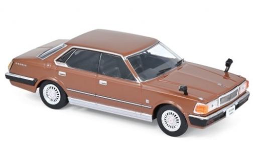 Modellautos Nissan Cedric 1/43 Norev 430 braun RHD 1979 Nissan Cedric 1/43 Norev 430 braun RHD 1979 modellautos