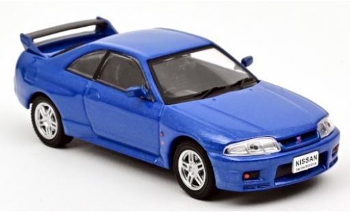 Modellautos Nissan Skyline 1/43 Norev (R33) GT-R mettalic blau RHD 1995 Nissan Skyline 1/43 Norev (R33) GT-R mettalic blau RHD 1995 modellautos
