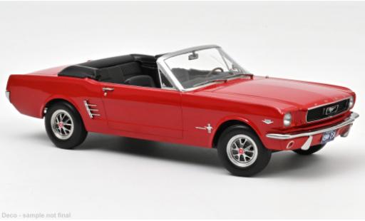 Ford Mustang 1/18 Norev Cabriolet rouge 1966 modellautos