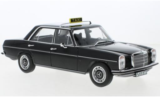 Mercedes 200 1/18 Norev (W115) noire Taxi 1968 modellautos