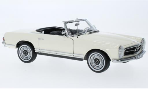 Mercedes 230 1/18 Norev SL (W113) blanche 1963 modellautos