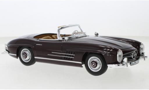 Modellautos Mercedes 300 1/18 Norev SL Roadster (W198 II) rouge foncé 1957 Mercedes 300 1/18 Norev SL Roadster (W198 II) rouge foncé 1957 modellautos