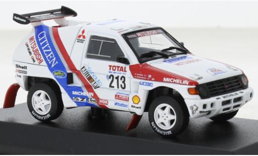 Modellautos Mitsubishi Pajero 1/43 Norev blanche No.213 Rallye Paris Dakar 1992 Mitsubishi Pajero 1/43 Norev blanche No.213 Rallye Paris Dakar 1992 modellautos