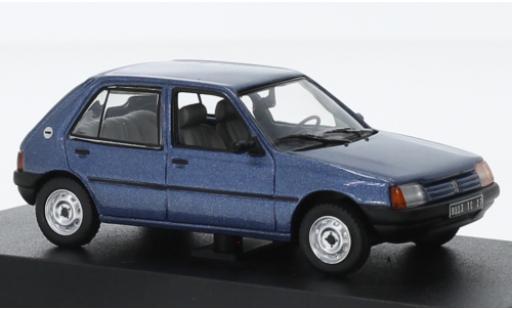 Peugeot 205 1/43 Norev GL metallise bleu 1988 modellautos