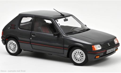 Modellautos Peugeot 205 1/18 Norev GTI 1.6 metallise gris 1988 Peugeot 205 1/18 Norev GTI 1.6 metallise gris 1988 modellautos