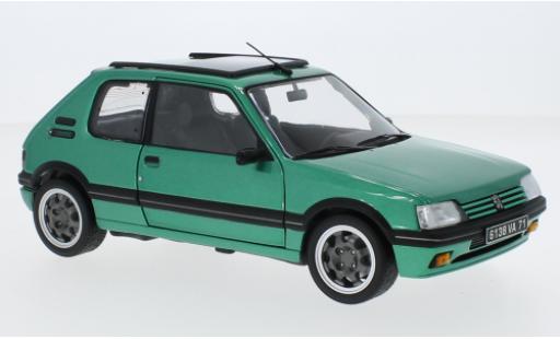 Modellautos Peugeot 205 1/18 Norev GTI Griffe metallise vert 1991 Peugeot 205 1/18 Norev GTI Griffe metallise vert 1991 modellautos