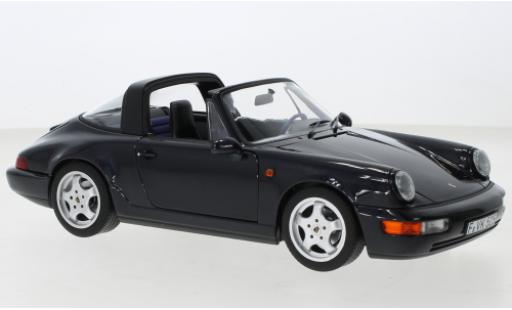 Modellautos Porsche 964 1/18 Norev 911  Carrera 4 Targa metallise blau 1991 Porsche 964 1/18 Norev 911  Carrera 4 Targa metallise blau 1991 modellautos