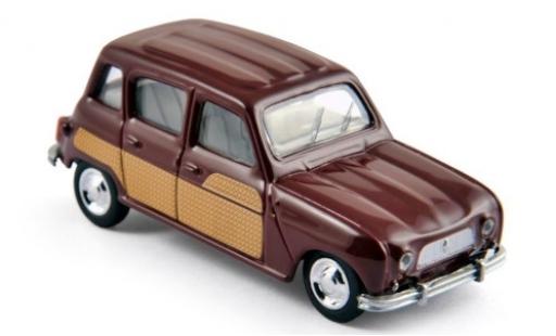 Modellautos Renault 4 1/64 Norev Parisienne rouge foncé/Décorer 1967 Renault 4 1/64 Norev Parisienne rouge foncé/Décorer 1967 modellautos