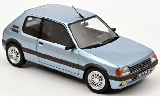 Modellautos Peugeot 205 1/18 Norev Gti 1.6 blau 1988 Peugeot 205 1/18 Norev Gti 1.6 blau 1988 modellautos