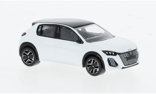 Peugeot 208 1/64 Norev weiss 2024 1:64 modellautos