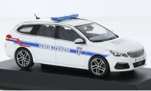 Peugeot 308 1/43 Norev SW Police Municipale (F) 2018 1:43 modellautos
