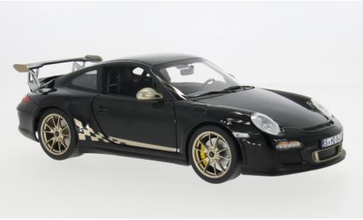 Porsche 991 GT3 RS 1/18 Norev 911  schwarz/gold 2009 1:18 modellautos