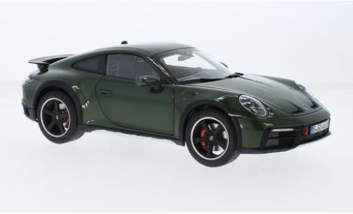 Porsche 992 1/18 Norev 911  Dakar metallise grün 2022 1:18 modellautos