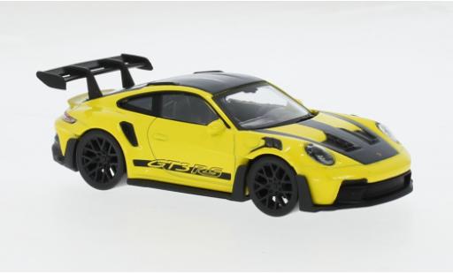 Modellautos Porsche 992 GT3 R 1/43 Norev 911  S gelb/schwarz 2022 1:43 Porsche 992 GT3 R 1/43 Norev 911  S gelb/schwarz 2022 1:43 modellautos
