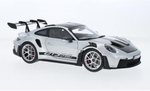 Porsche 992 GT3 R 1/18 Norev 911  S silber 2022 1:18 modellautos