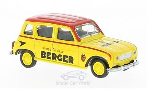 Modellautos Renault 4 L 1/64 Norev gelb/rot Cycliste Berger (F) 196 Renault 4 L 1/64 Norev gelb/rot Cycliste Berger (F) 196 modellautos