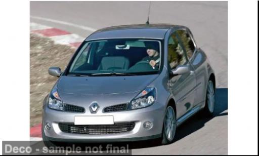 Renault Clio 1/18 Norev R.S silber 2007 1:18 modellautos