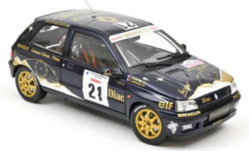 Renault Clio 1/18 Norev Williams No.21 Societe Diac Diac Tour de Corse 1993 S.Jordan/J.Boyere modellautos