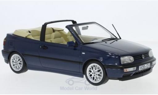 Modellautos Volkswagen Golf V 1/18 Norev III Cabriolet mettalic blau 1995 Volkswagen Golf V 1/18 Norev III Cabriolet mettalic blau 1995 modellautos