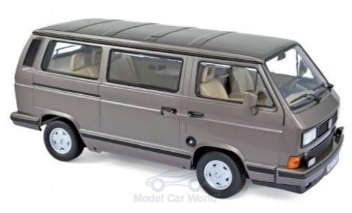 Volkswagen T3 1/18 Norev Multivan mettalic bronze 1990 modellautos