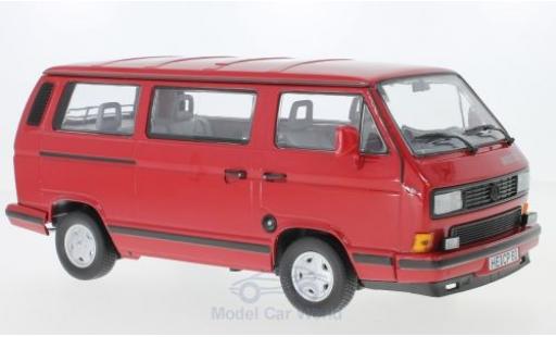 Volkswagen T3 A 1/18 Norev Multivan Redstar rot 1992 modellautos