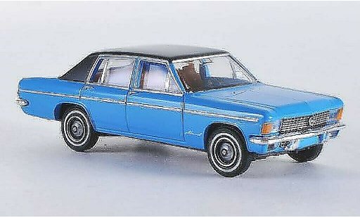 Opel Admiral B 1/87 Brekina blau/matt-schwarz modellautos