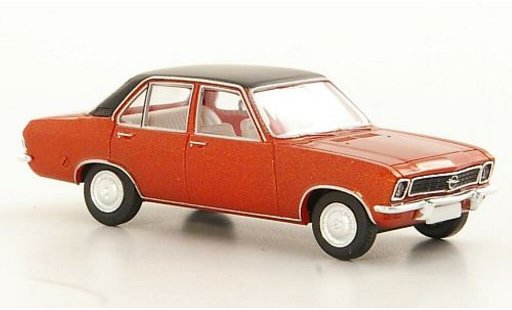 Opel Ascona A Base 1/87 Brekina kupfer/matt-schwarz 4-Turer modellautos