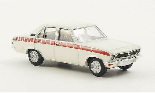 Opel Ascona A Base 1/87 Brekina Swinger weiss modellautos