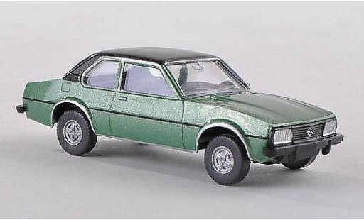 Opel Ascona B B 1/87 Wiking gr&Atilde;&frac14;n/matt-schwarz modellautos