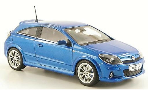 Opel Astra OPC 1/43 Minichamps H blau 3-Turer modellautos