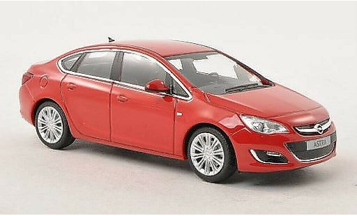 Opel Astra Limousine 1/43 Minichamps J rot 2012 modellautos