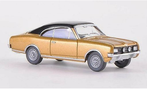 Opel Commodore A 1/87 Wiking Coupe gold/schwarz modellautos
