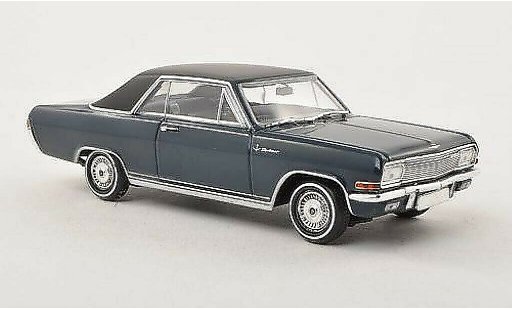Opel Diplomat A Coupe 1/43 Minichamps A V8 blau/matt-schwarz 1965 modellautos