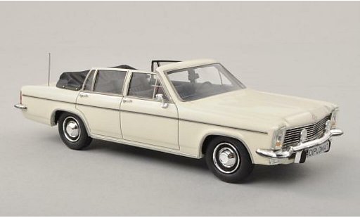 Opel Diplomat B Cabriolet Fissore 1/43 Matrix B 5.4 Cabrio weiss modellautos