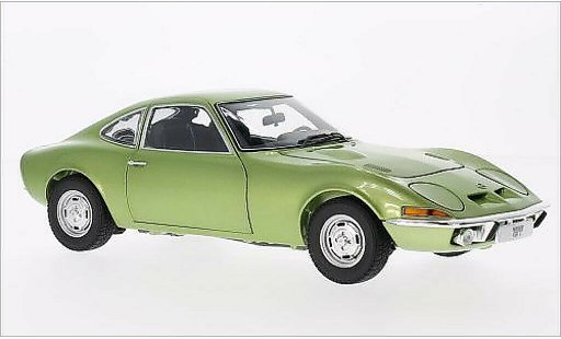 Opel GT Base 1/18 Minichamps mettalic gr&Atilde;&frac14;n 1969 modellautos