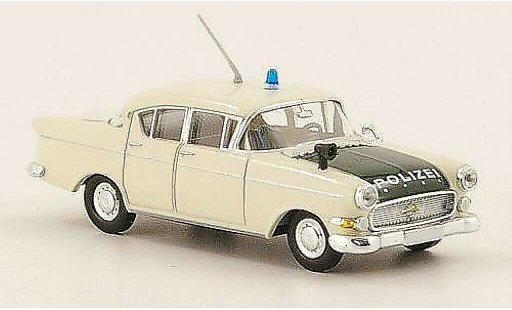 Opel Kapitan P2.5 1/87 Brekina P 2.5 Polizei weiss/gr&Atilde;&frac14;n modellautos