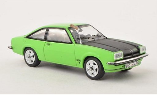 Opel Manta B B 1/43 Schuco GT/E gr&Atilde;&frac14;n/matt-schwarz mit Fuchsschwanz modellautos
