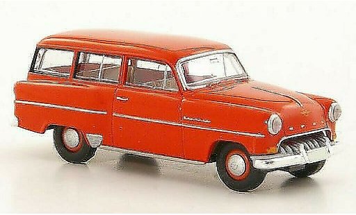 Opel Olympia Rekord 1/87 Brekina Caravan rot modellautos