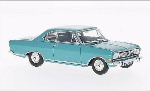 Opel Rekord B 1/43 WhiteBox Coupe mettalic t&Atilde;&frac14;rkis 1965 modellautos