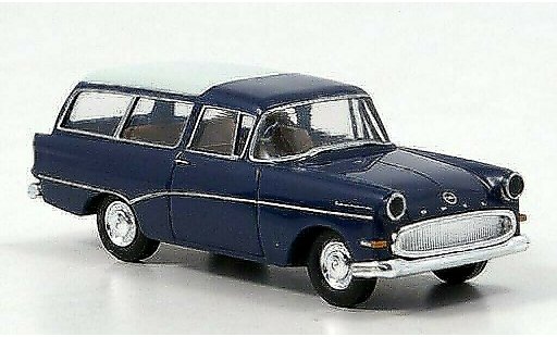 Opel Rekord P1 1/87 Brekina P 1 Caravan blau/weiss 1957 modellautos