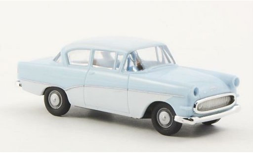 Opel Rekord P1 1/87 Brekina PI blau/weiss modellautos