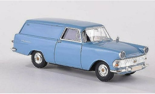 Opel Rekord P2 1/87 Brekina PII Kasten blau modellautos