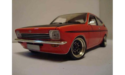 Opel Kadett C coupe 1/18 Minichamps sr 1976 rot modellautos