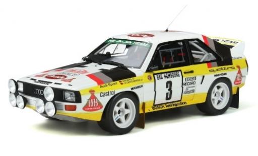 Modellautos Audi Sport Quattro 1/18 Ottomobile Sport quattro Gr.B No.3 HB Team HB Rallye Monte Carlo 1985 W.Röhrl/C.Geistdörfer Audi Sport Quattro 1/18 Ottomobile Sport quattro Gr.B No.3 HB Team HB Rallye Monte Carlo 1985 W.Röhrl/C.Geistdörfer modellautos