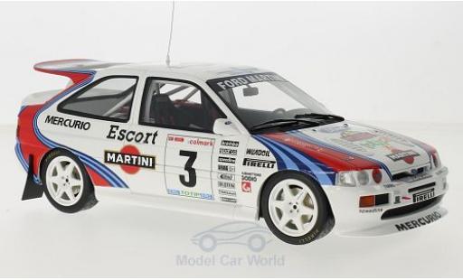Modellautos Ford Escort 1/18 Ottomobile RS Cosworth Gr.A No.3 Martini Rallye Mille Miglia 1995 F.Cunico/S.Evangelisti Ford Escort 1/18 Ottomobile RS Cosworth Gr.A No.3 Martini Rallye Mille Miglia 1995 F.Cunico/S.Evangelisti modellautos