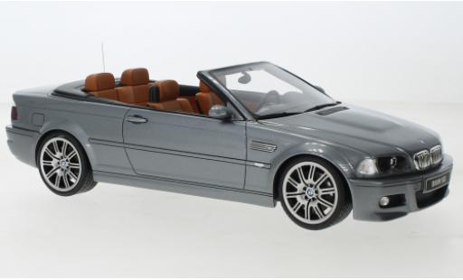Bmw M3 1/18 Ottomobile (E46) cabriolet metallise gris 2004 modellautos