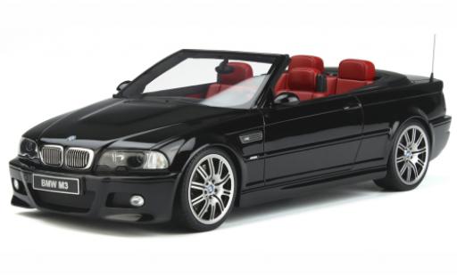 Modellautos Bmw M3 1/18 Ottomobile (E46) Cabriolet schwarz 2004 Bmw M3 1/18 Ottomobile (E46) Cabriolet schwarz 2004 modellautos